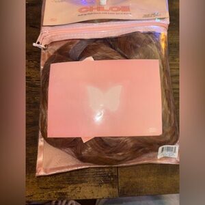 INH Chloe hair extensions-COOPER RED- half up, half down synthetic-unopened